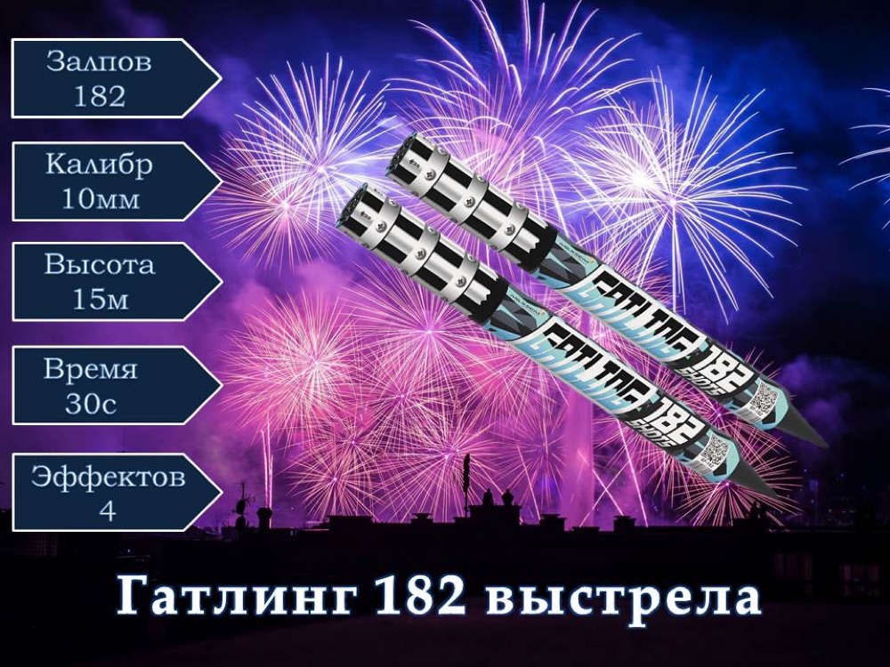 Гатлинг (182 выстрела)