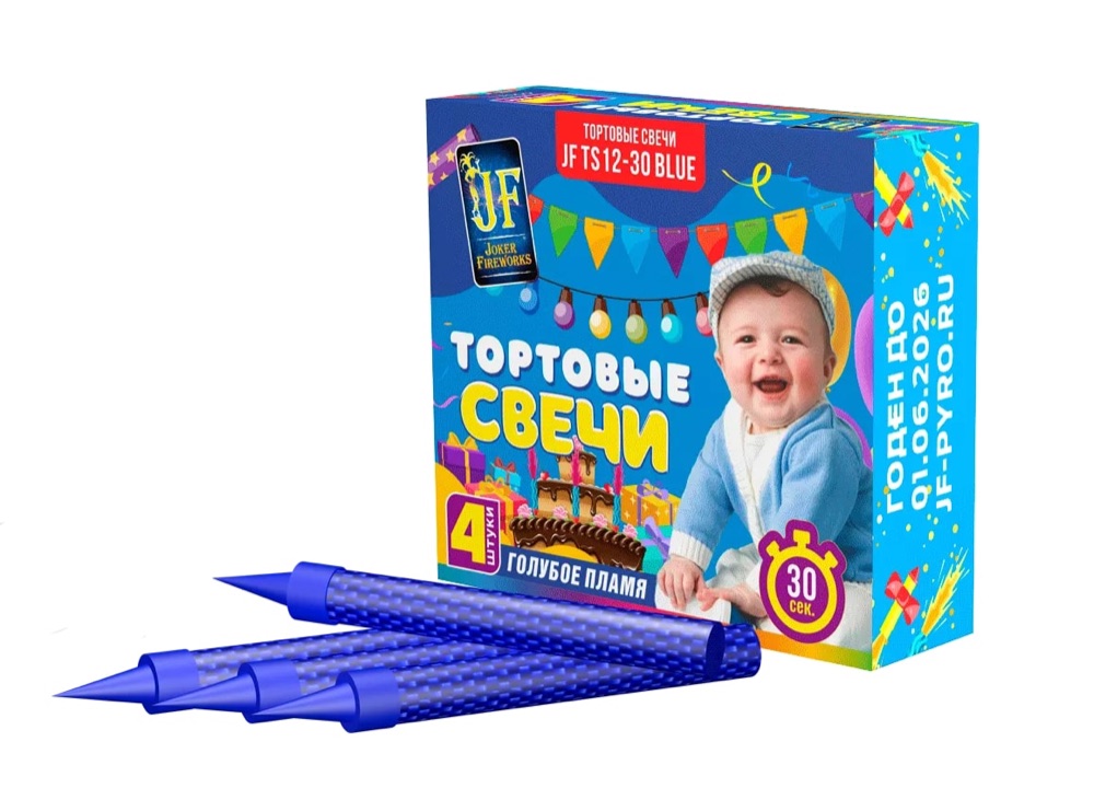 Тортовые свечи "Gender Party"